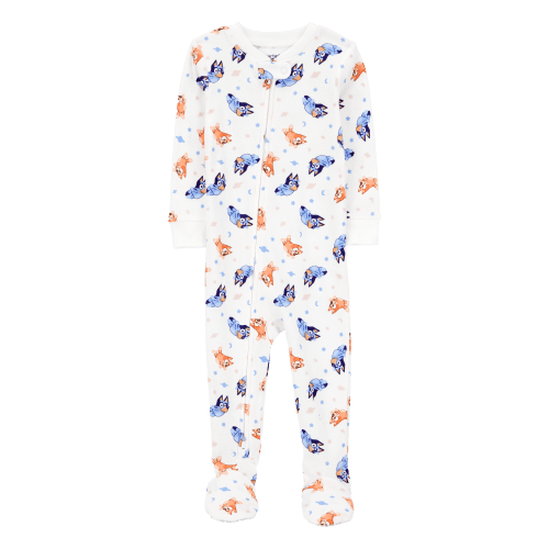 Baby Bluey Snug Fit Cotton Footie 1-Piece Pajamas - Carter's | Carter's
