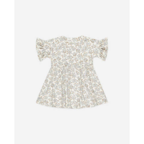 Babydoll Dress || Blue Ditsy