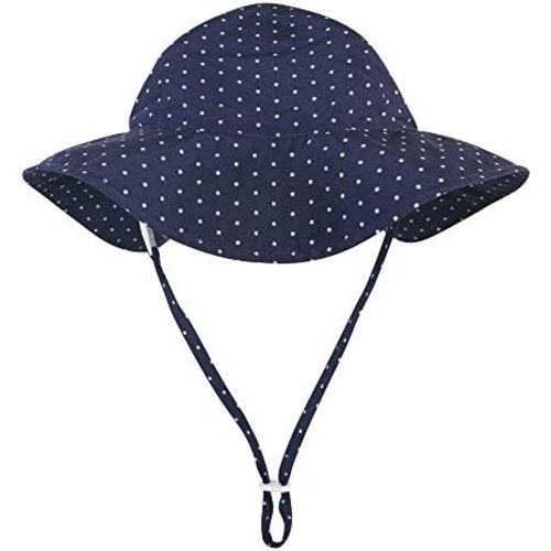 0-6M Hudson Baby Baby Girls' Sun Protection Hat