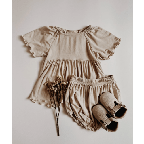 Athena Flutter Dress Set – Three Peas