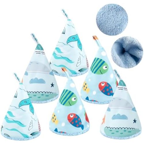 6 Pcs Coral Velvet Peepeeteepe Baby Boy, Strong Water Absorption Pee Peep Teepee for Baby Boy, Reusable Pee Covers for New Parents Gift
