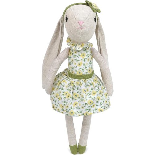 MON AMI Daisy The Bunny Stuffed Doll - 9", Soft & Cuddly Plush Animal Doll, Use as Toy or Room Décor, Great Gift for Kids of All Ages