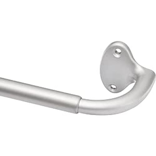 Amazon.com: Amazon Basics Room Darkening Blackout Curtain Rod - 88" to 120", Nickel : Home & Kitchen