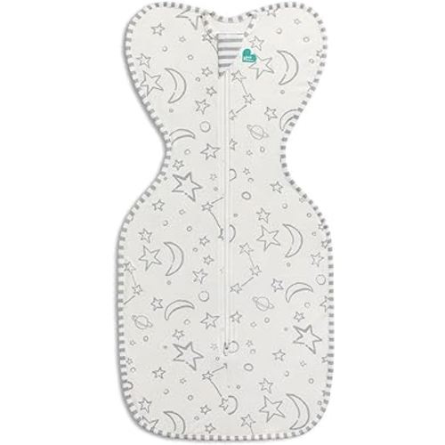 Love to Dream Swaddle UP Silky-Lux 1.0 TOG, Cream, Small, 8-13 lbs., Super Soft and Luxurious 100% Viscose, Allow Baby to Sleep in Their Preferred Arms Up Position, Snug Fit Calms Startle Reflex
