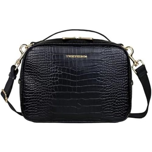 TWELVElittle Luxe Diaper Clutch - Crossbody Diaper Bag with Portable Changing Pad, Zip Out Pouch and Wipes Case