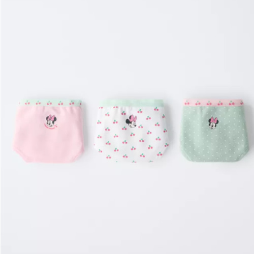 2-6 YEARS/ THREE PACK OF MINNIE MOUSE © DISNEY UNDERWEAR - Pink | ZARA United States