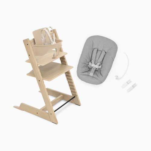 Stokke Tripp Trapp High Chair² + Newborn Set - Oak Natural