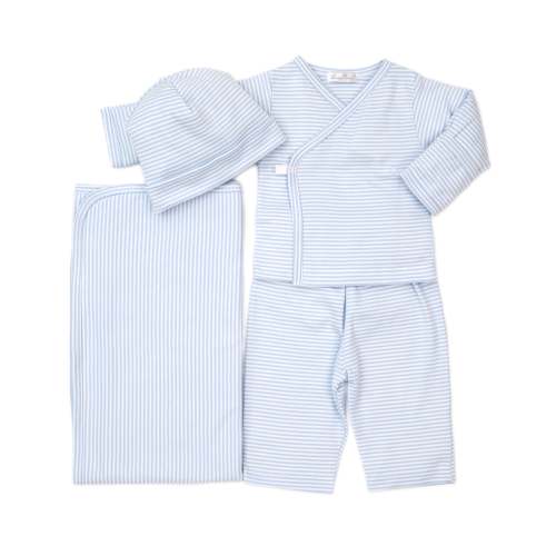 Simple Stripes Blue Take Me Home Bundle Set (Newborn)