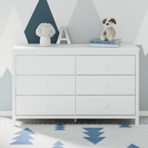Storkcraft Alpine 6 Drawer Double Dresser