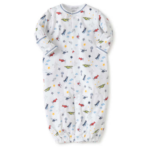 Aviators Convertible Gown - Kissy Kissy -Premium Pima Cotton Baby Clothes