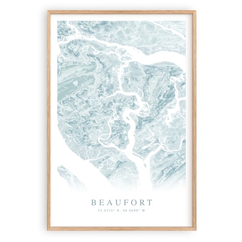 Beaufort SC Map Print