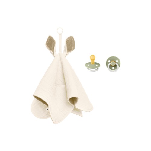 Kangaroo Cuddle Cloth & Glow Pacifier Set