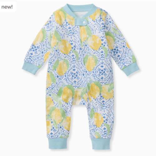Lemon Tiles Organic Cotton Sleep & Play – Burt's Bees Baby