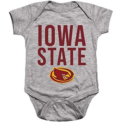 Iowa State University Official Stacked Unisex Infant Snap Suit for Baby