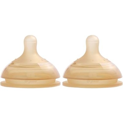 Thyseed Anti-Colic Series Nipple, Medium Flow,2+ Months, 2-Pack
