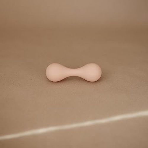 Mushie: Silicone Rattle in Blush