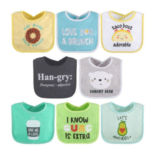 The Peanutshell Unisex 8-pc. Bib