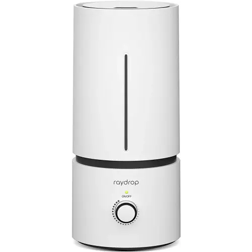 raydrop Cool Mist Humidifiers for Home Babies, 1.70 L Quiet and Small Ultrasonic Humidifier for Bedroom Nightstand, Space Saving, Auto Shut Off - (0.45 Gallon, US 110 V)