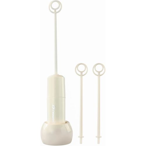 Handheld Electric Baby Formula Mixer,Electric Milk Frothers,Handheld Drink Mixer(Beige)