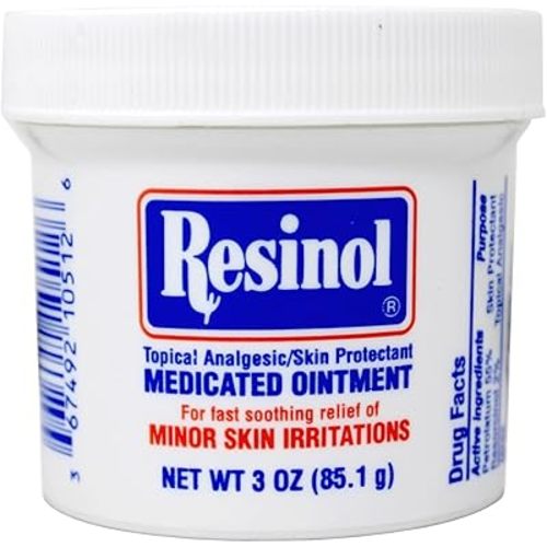 Resinol Medicated Ointment for Pain Relief and Protection of Skin Irritations, 3.3 Ounce (Pack of 1)