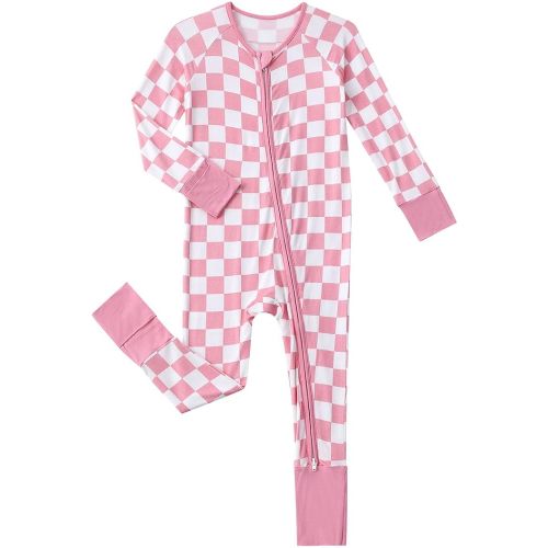 Baby Viscose from Bamboo Pajamas - Infant Boys Girls Footless Zippy Pjs Sleep 'N Play Clothes - One Piece Romper