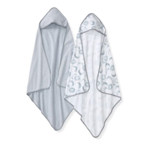 Hello Moon Organic Cotton Hooded Towels 2 Pack
