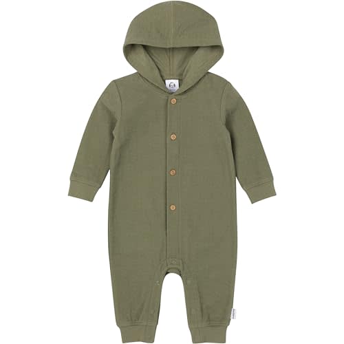 Gerber baby-boys Baby Boys' Hooded Romper