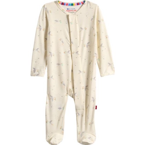 Beary Special Delivery Magnetic Organic Cotton Footie