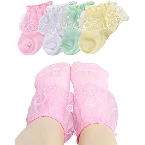 PrinceSasa Little Baby Girl Princess Lace Ruffles Socks Set