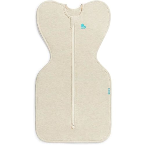 Love to Dream Swaddle UP, Sleep Sack 0-3 Months, Self-Soothing, Improves Sleep, Snug Fit Helps Calm Startle Reflex, Baby Essentials Must Haves Newborn, 1.0 TOG, 13-19 lbs, Oatmeal
