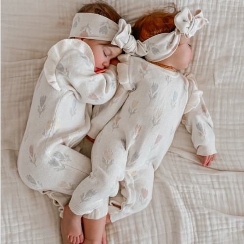 Luna + Luca Tulip Jacquard Jumpsuit