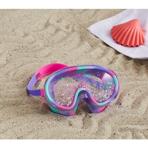 Heart Glitter Swim Mask