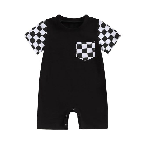 Short Sleeve Jumpsuit One Piece Summer Clothes