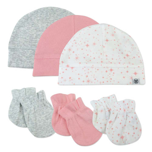 6-Piece Organic Cotton Mitt and Hat Set | Honest Baby Clothing
