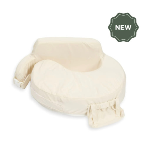 Super Deluxe Oat Nursing Pillow with 100% Organic Cotton Cover