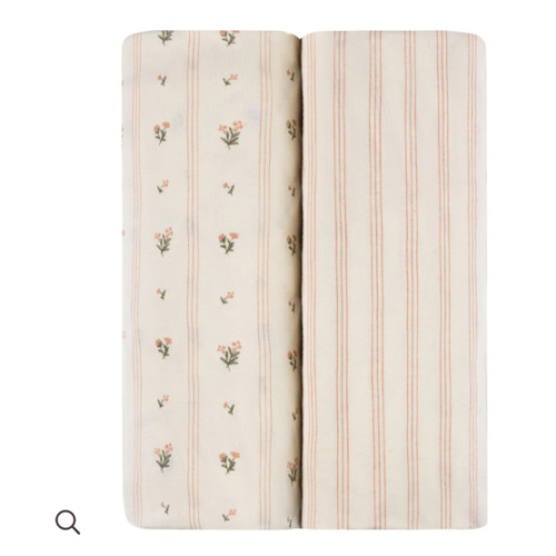 Linear Floral Bassinet Sheet Set – Ely's & Co.