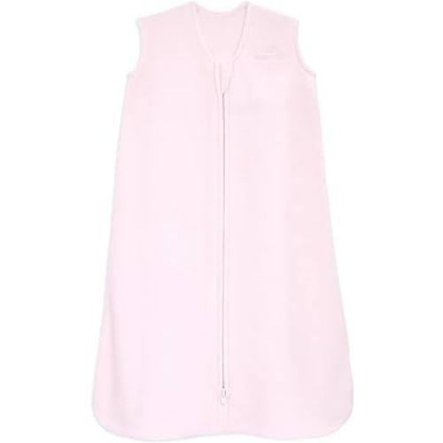 HALO Sleepsack Micro-Fleece Wearable Blanket, TOG 1.0, Soft Pink, Small