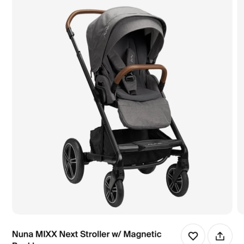 Nuna MIXX Next Stroller w/ Magnetic Buckle