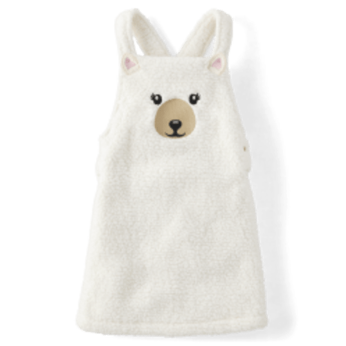 Girls Sleeveless Polar Bear Sherpa Knit Skirtall - Nordic Adventure | Gymboree - HALO WHITECHILDRENS PLACE-27X27