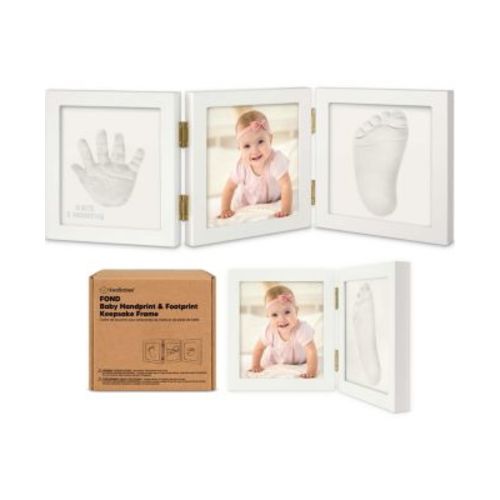Fond Baby Hand and Footprint Kit Frame, Baby Shower Gifts for Boys, Girls, Newborn Baby Keepsake Footprint Kit