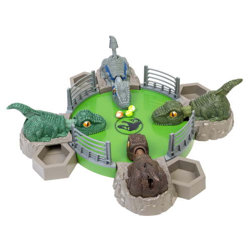 Jurassic World Ravenous Raptors, Dinosaur Family Game for Ages 4 and up; for 2 to 4 Players