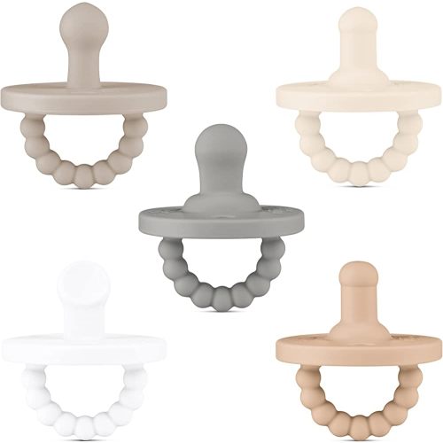 Ryan & Rose Cutie PAT Pacifier Teether (Starter Kit, Neutral)