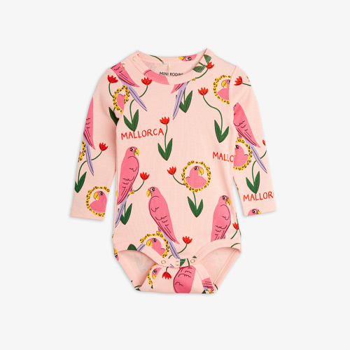 Parrots Long Sleeve Bodysuit (1-4 months)