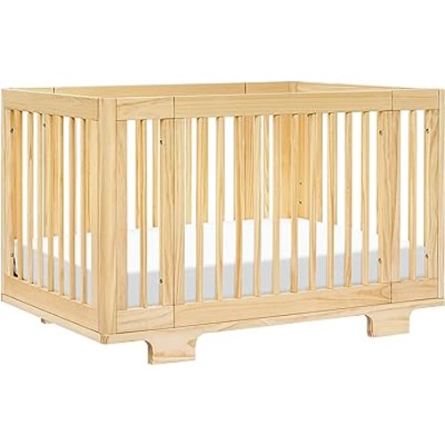 Babyletto Yuzu 8-in-1 Convertible All-Stages Crib - Conversion Kits for Bassinet, Midi Baby Crib to Toddler Bed, Daybed, Full-Size Crib & Baby Bed - Portable & Adjustable - GREENGUARD Gold Certified