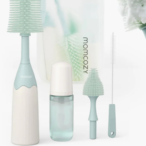 Momcozy Innovative Push-Press Design Bottle Brush Kit