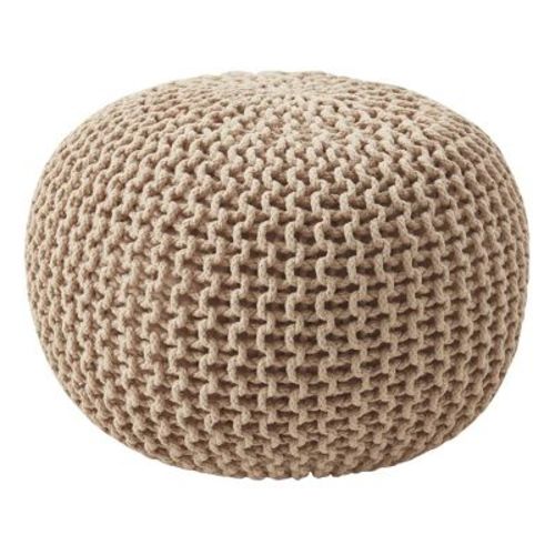 Round Pouf Foot Stool Ottoman by Sweet Home Collection