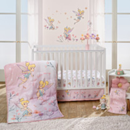 Lambs & Ivy 3-Piece Crib Bedding Set - Tinker Bell