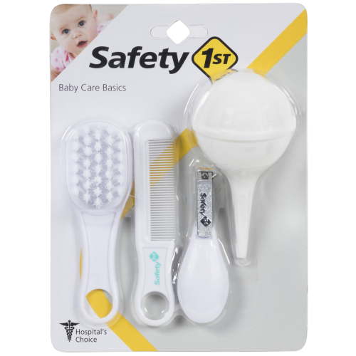 Safety 1 Baby Care Basics 4 Piece Infant Essentials Set, White