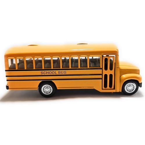 KiNSMART KiNSFUN Yellow School Bus 5" Die Cast Metal Model Toy Car