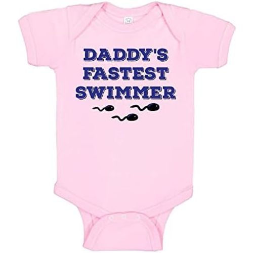TATY Kids Daddy's Fastest Swimmer Baby Infant Bodysuit